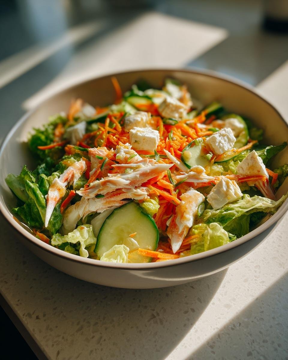 Salade de crabe fraîche et légère - detail 1