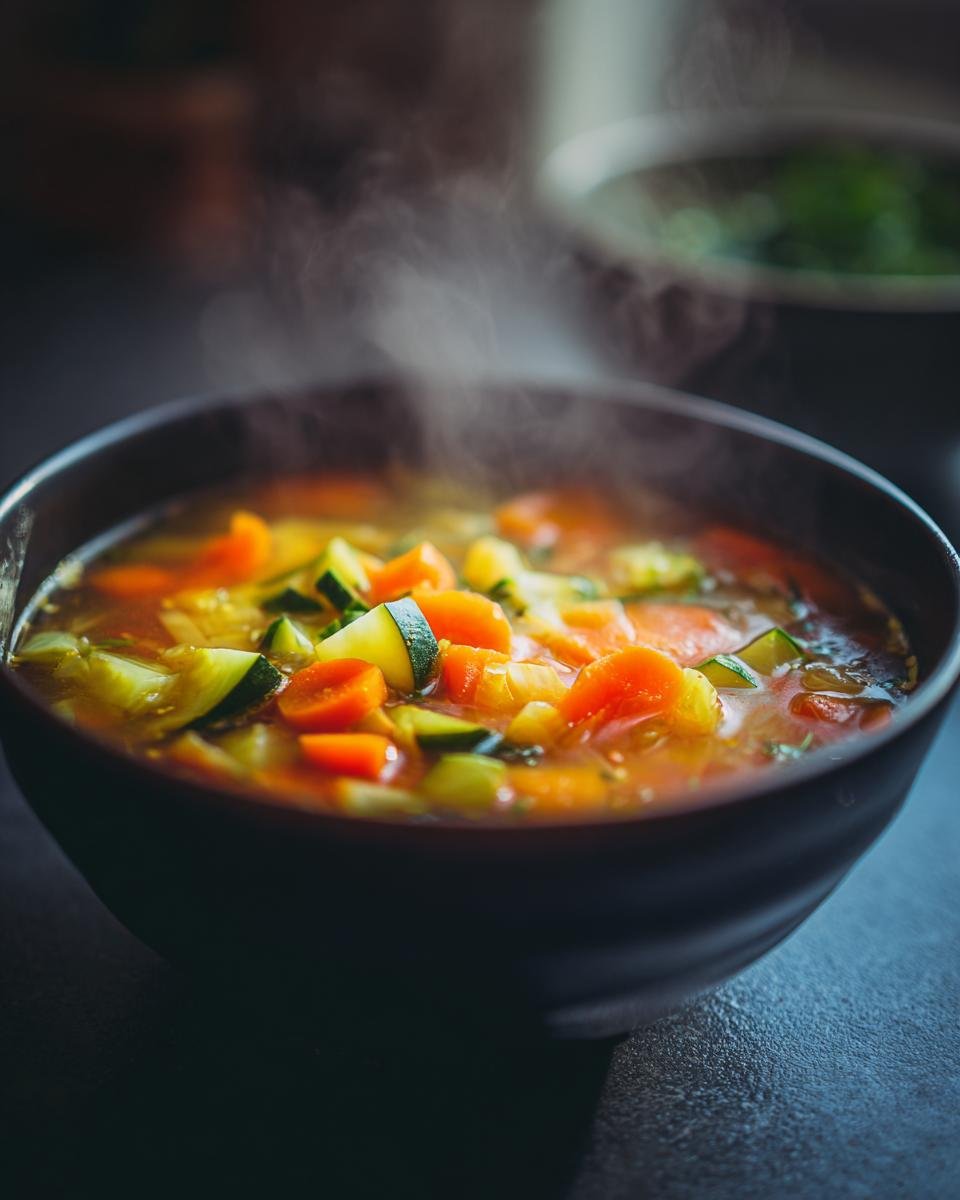 Soupe Légumes et Vermicelles Dernière Minute Simple - detail 1