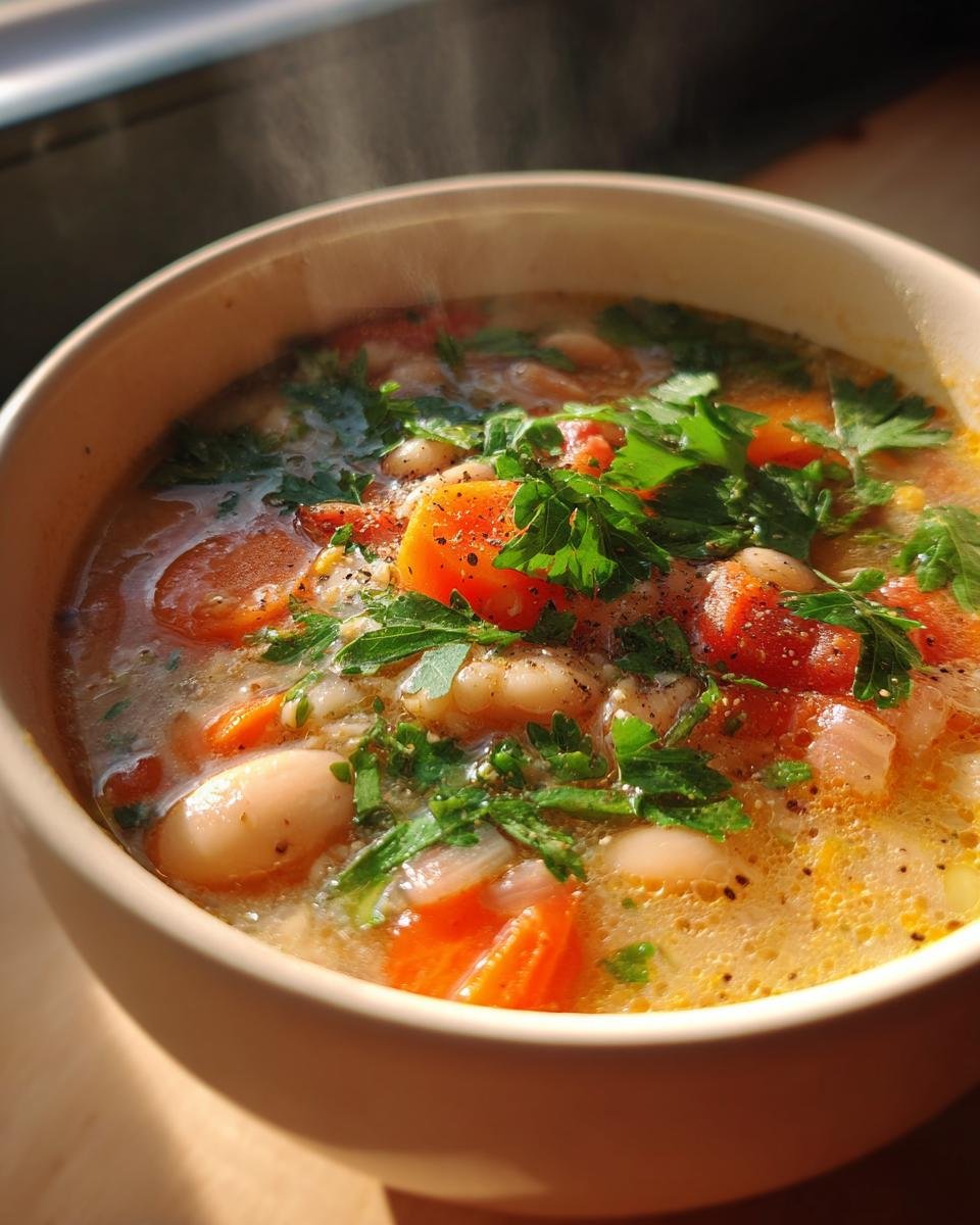 Soupe aux haricots blancs - detail 1