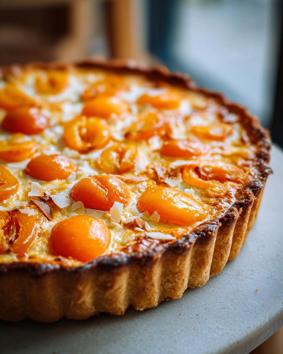 Tarte aux abricots et sa crème d’amandes - detail 1