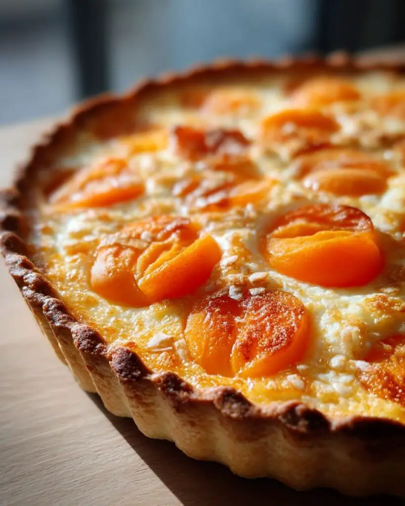 Tarte aux abricots et sa crème d’amandes
