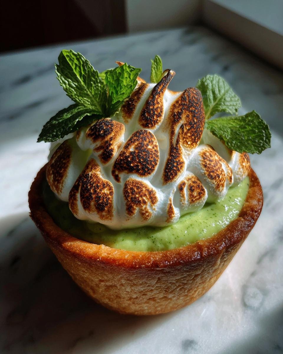 Tartelettes citron vert, menthe - detail 1