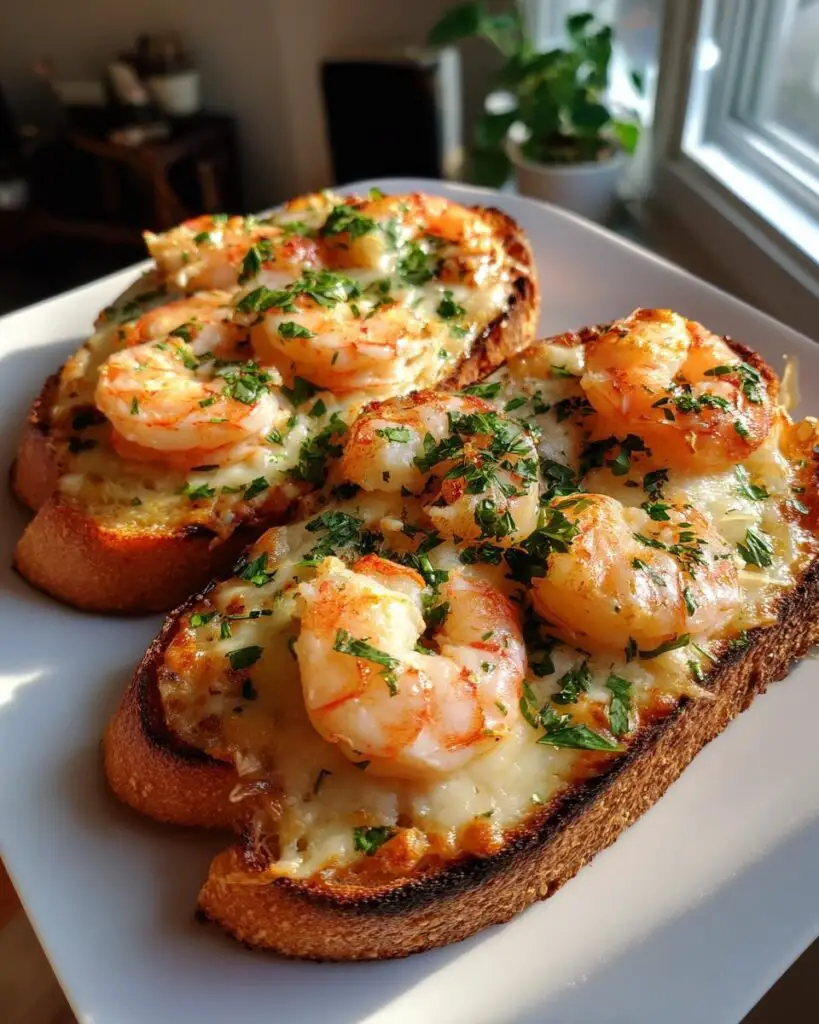 Tartines Crevettes Fromage