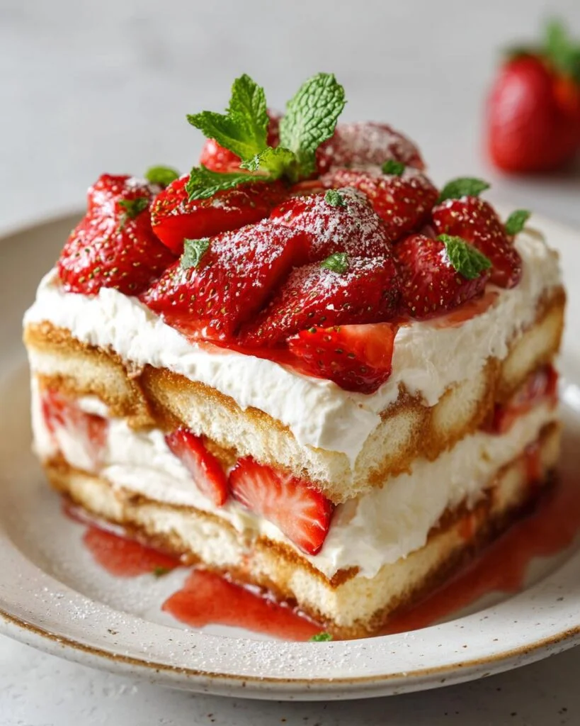 Tiramisu aux Fraises
