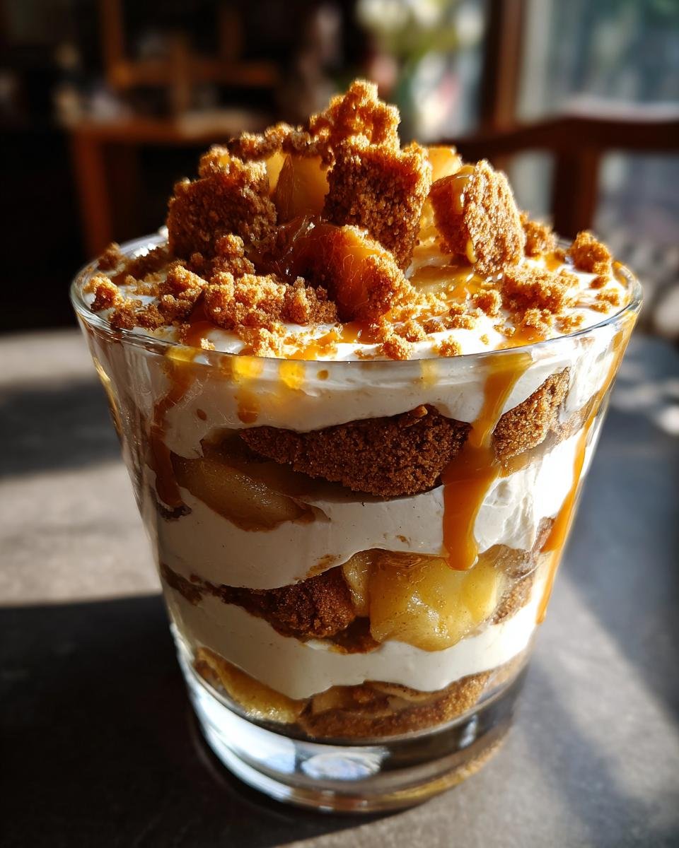 Tiramisu pommes caramel beurre salé - detail 2