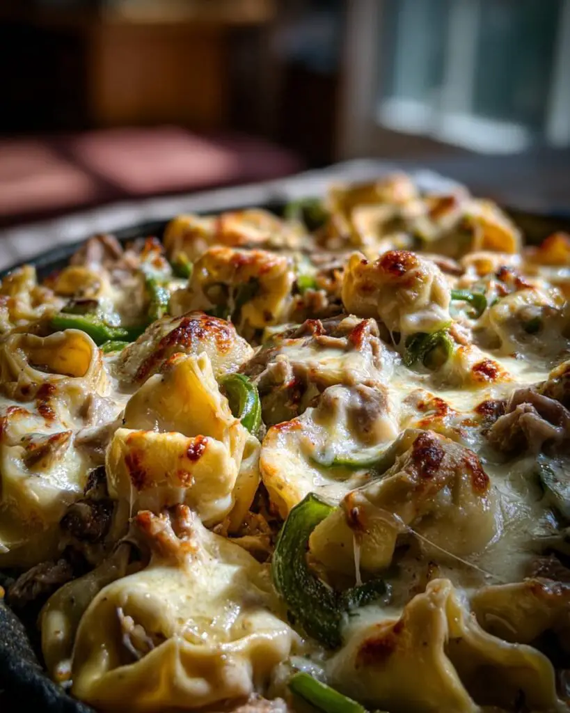 Tortellini Façon Cheesesteak