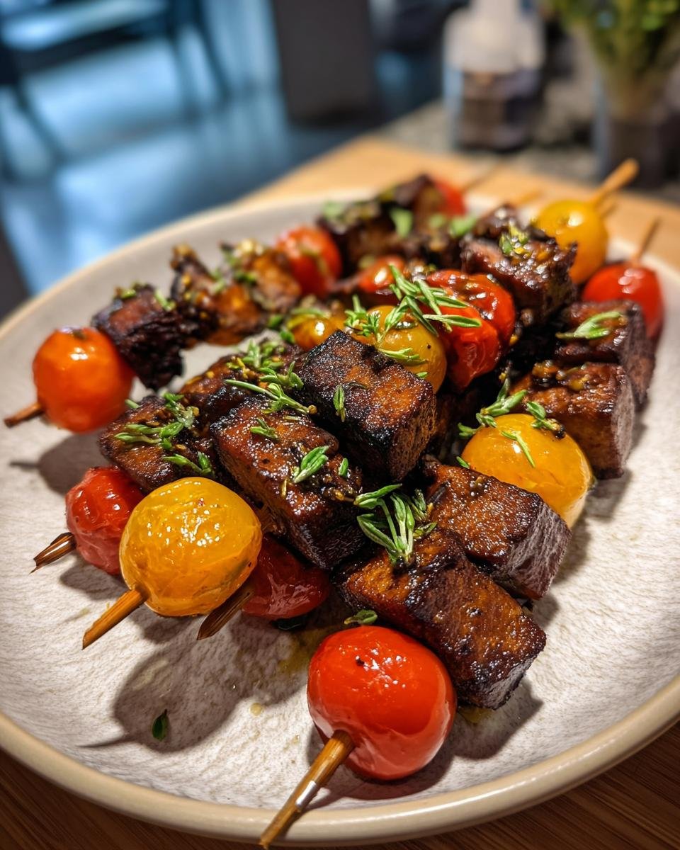 Brochettes de tofu du Moyen-Orient - detail 1