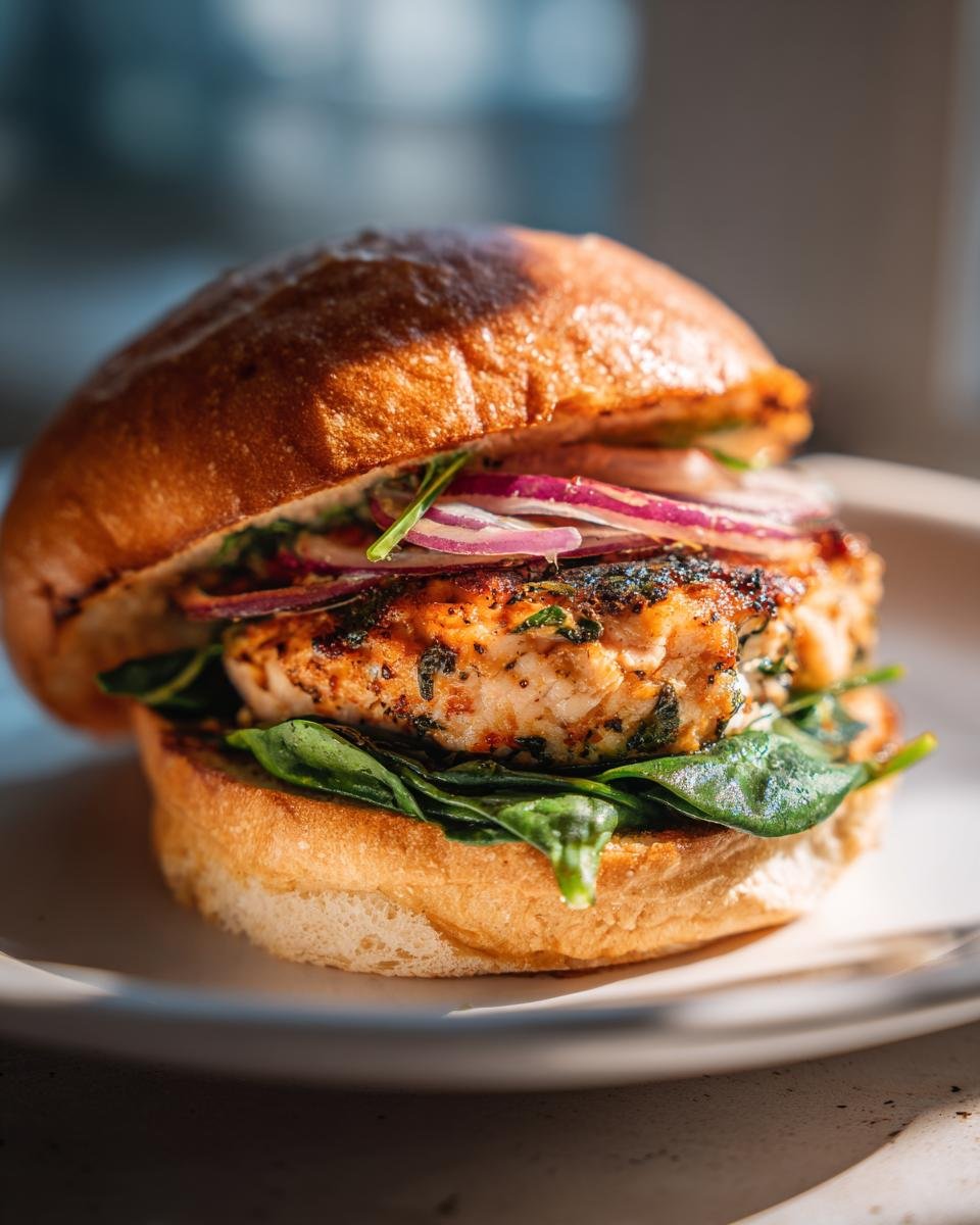 Burgers de poulet grecs - detail 1