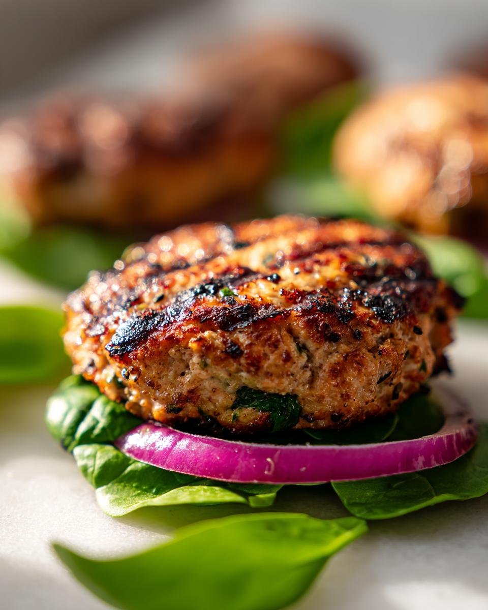 Burgers de poulet grecs - detail 2