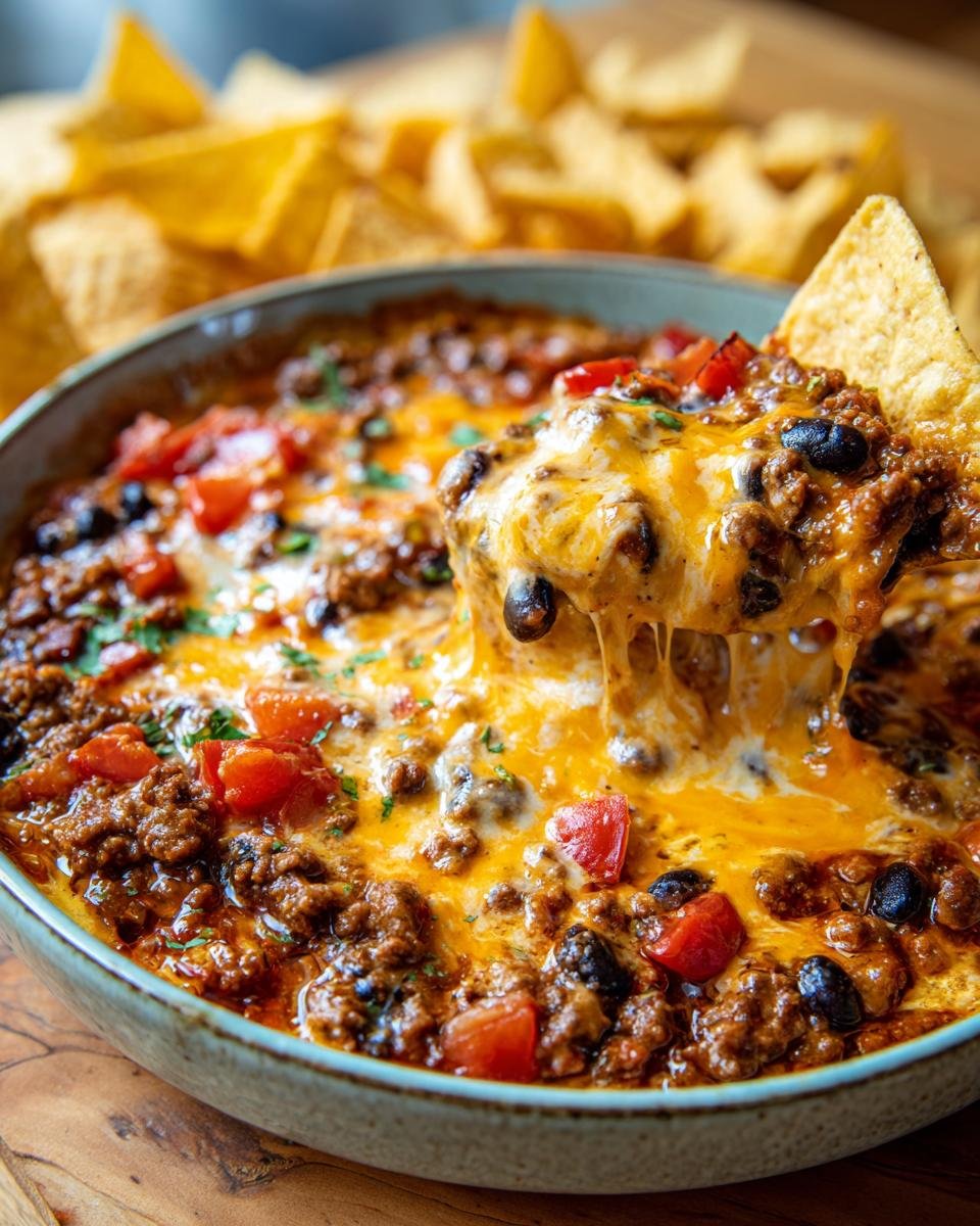 Cheese Dip with Ground Beef - detail 1