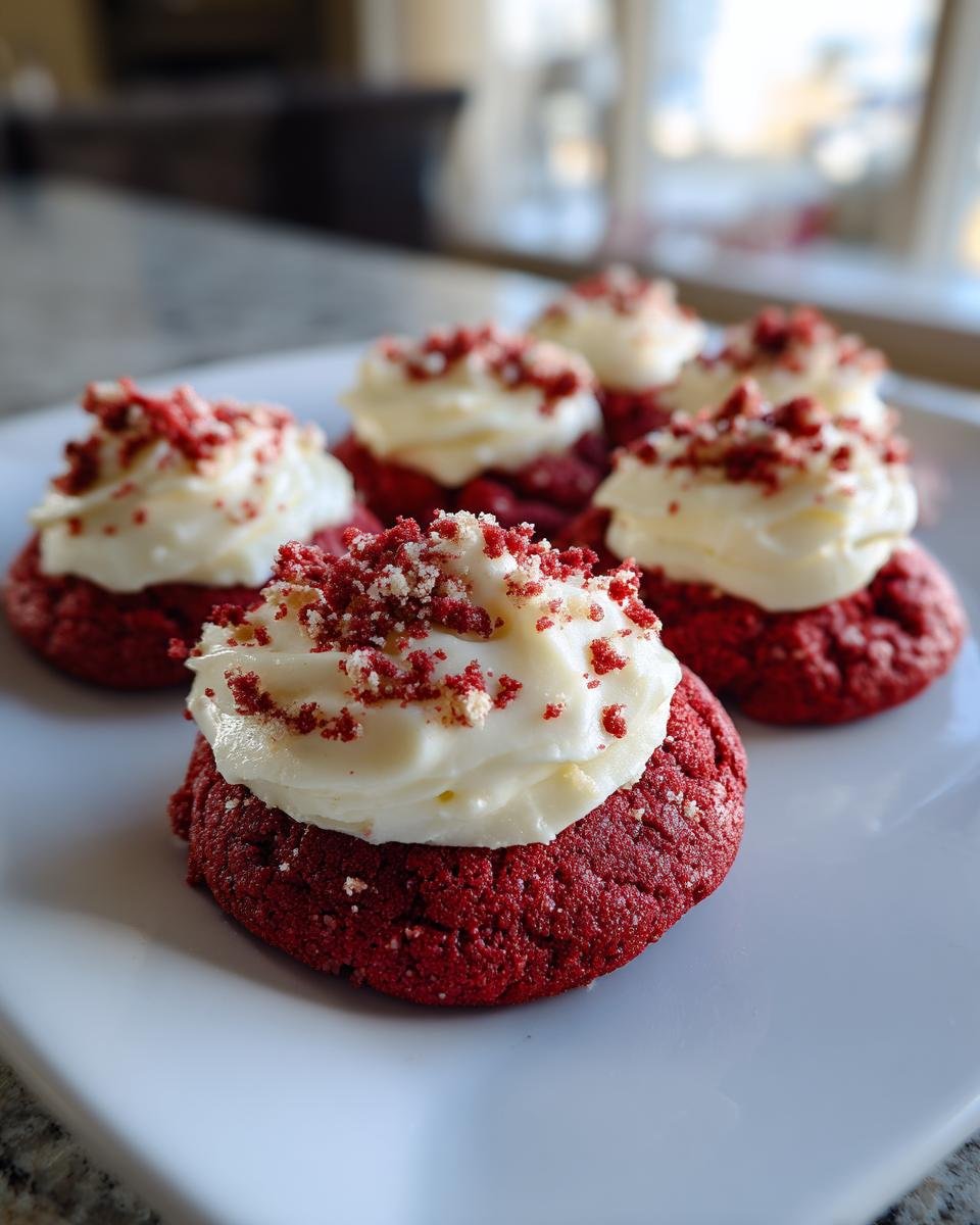 Crumbl Red Velvet Cupcake Cookies - detail 2