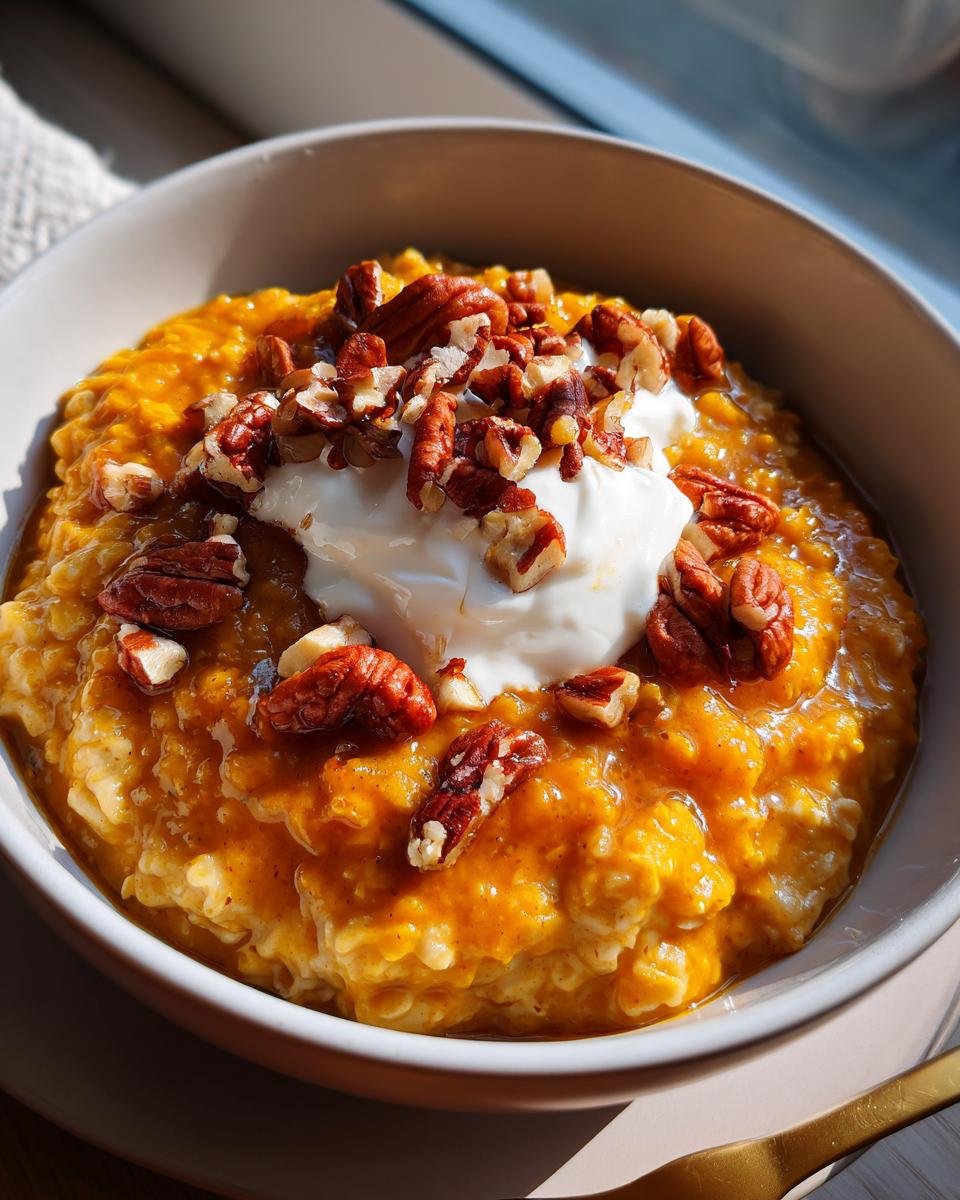 Groin d'avoine à la citrouille (préparé la veille) - detail 2