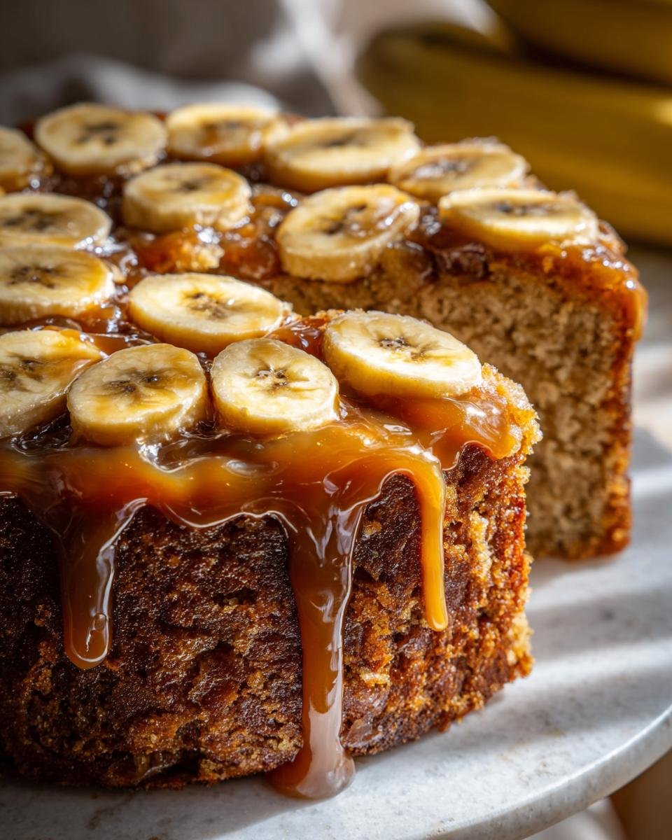Gâteau renversé à la banane - detail 2