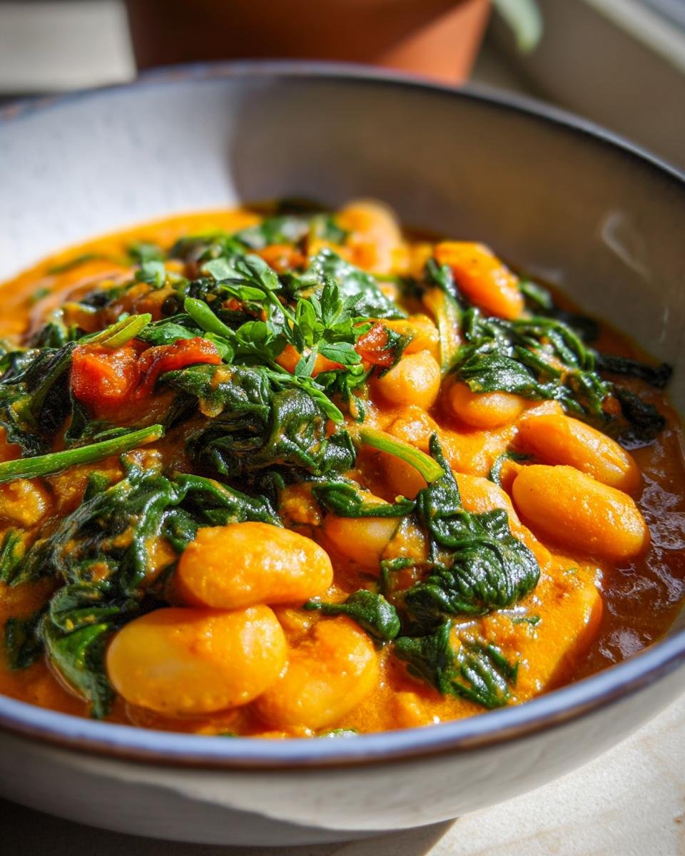 Haricots blancs au curry - detail 1