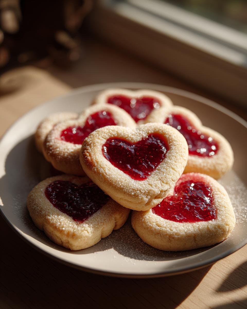 Heart Jam Cookies - detail 1