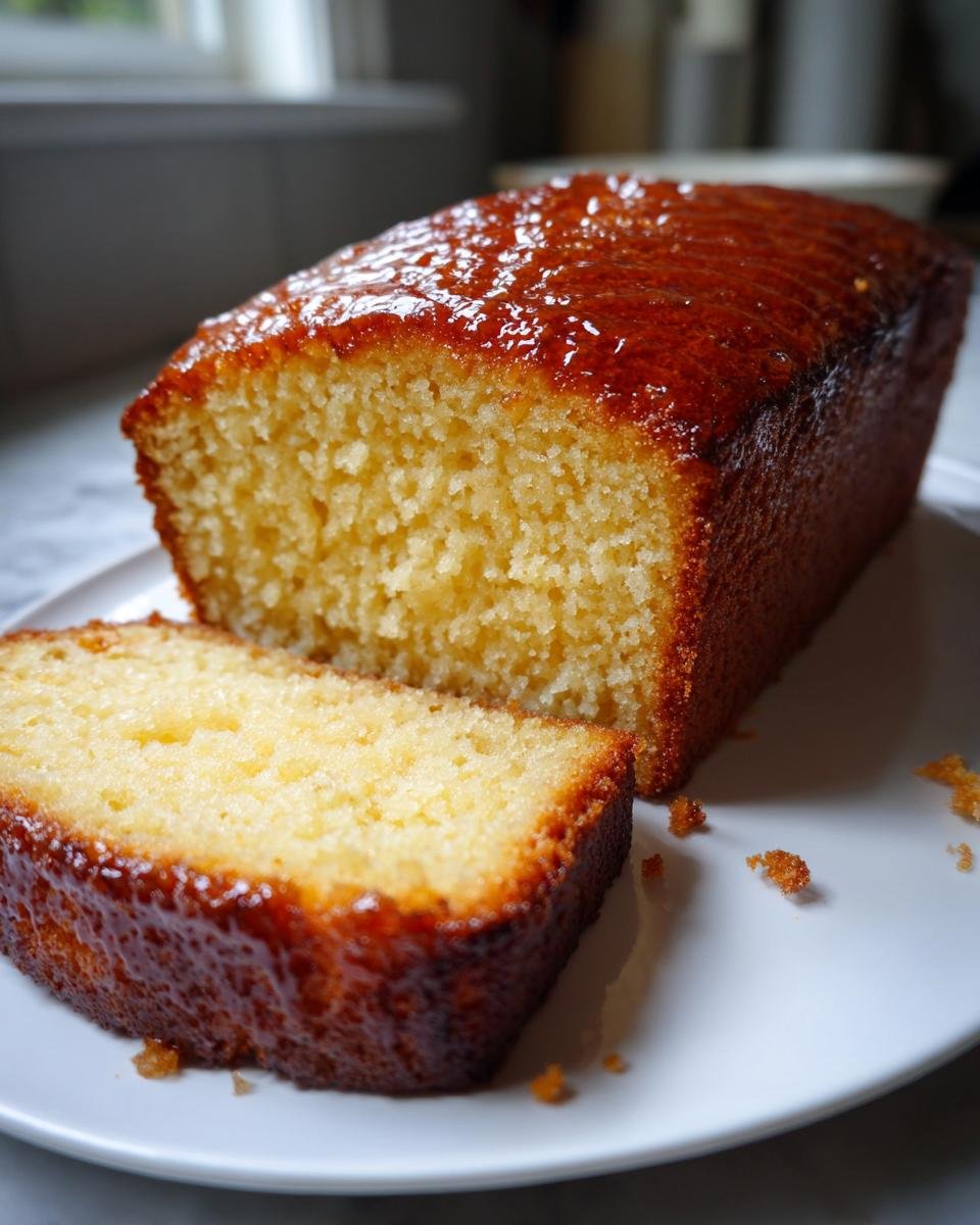 Moist Honey Tea Cake Loaf Just Like Grandma’s - detail 1