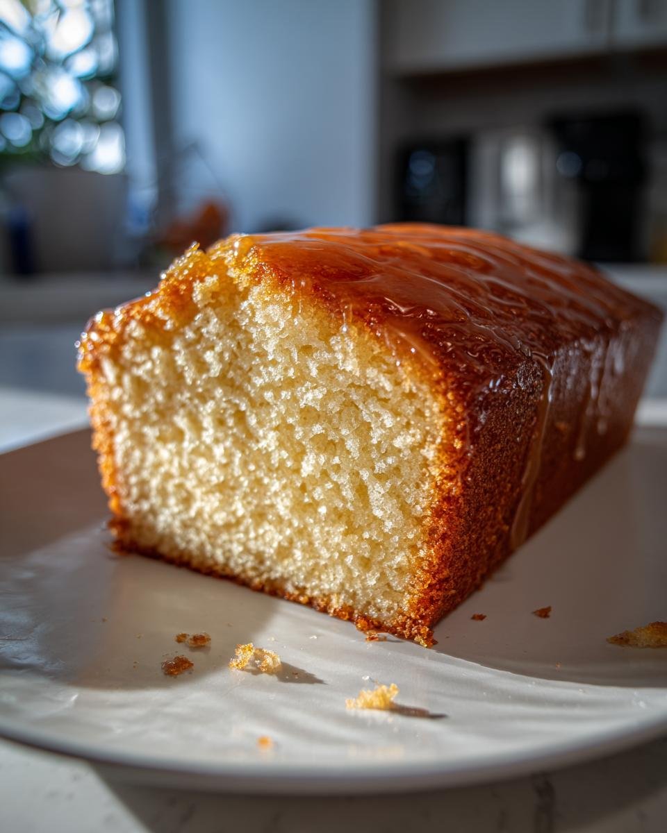 Moist Honey Tea Cake Loaf Just Like Grandma’s - detail 2