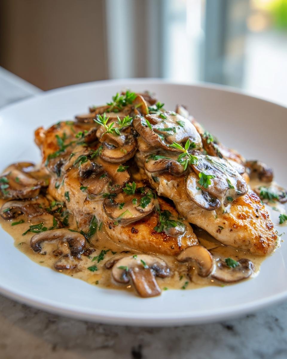 Mushroom Chicken - detail 1