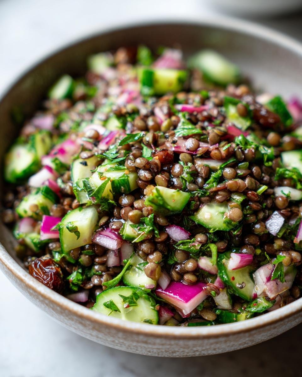 Salade de lentilles - detail 1