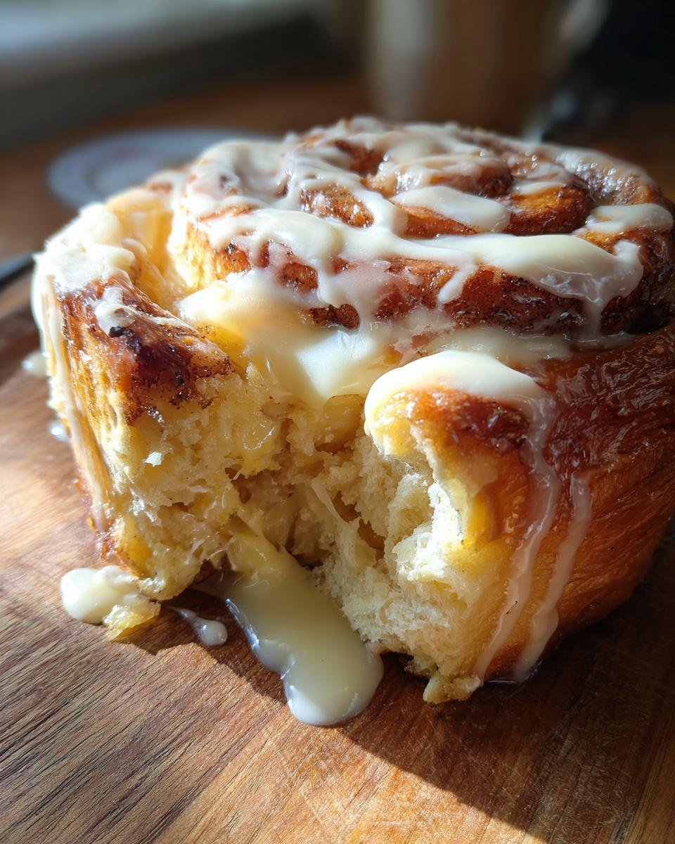 Soft and Fluffy Sourdough Cinnamon Rolls - detail 1
