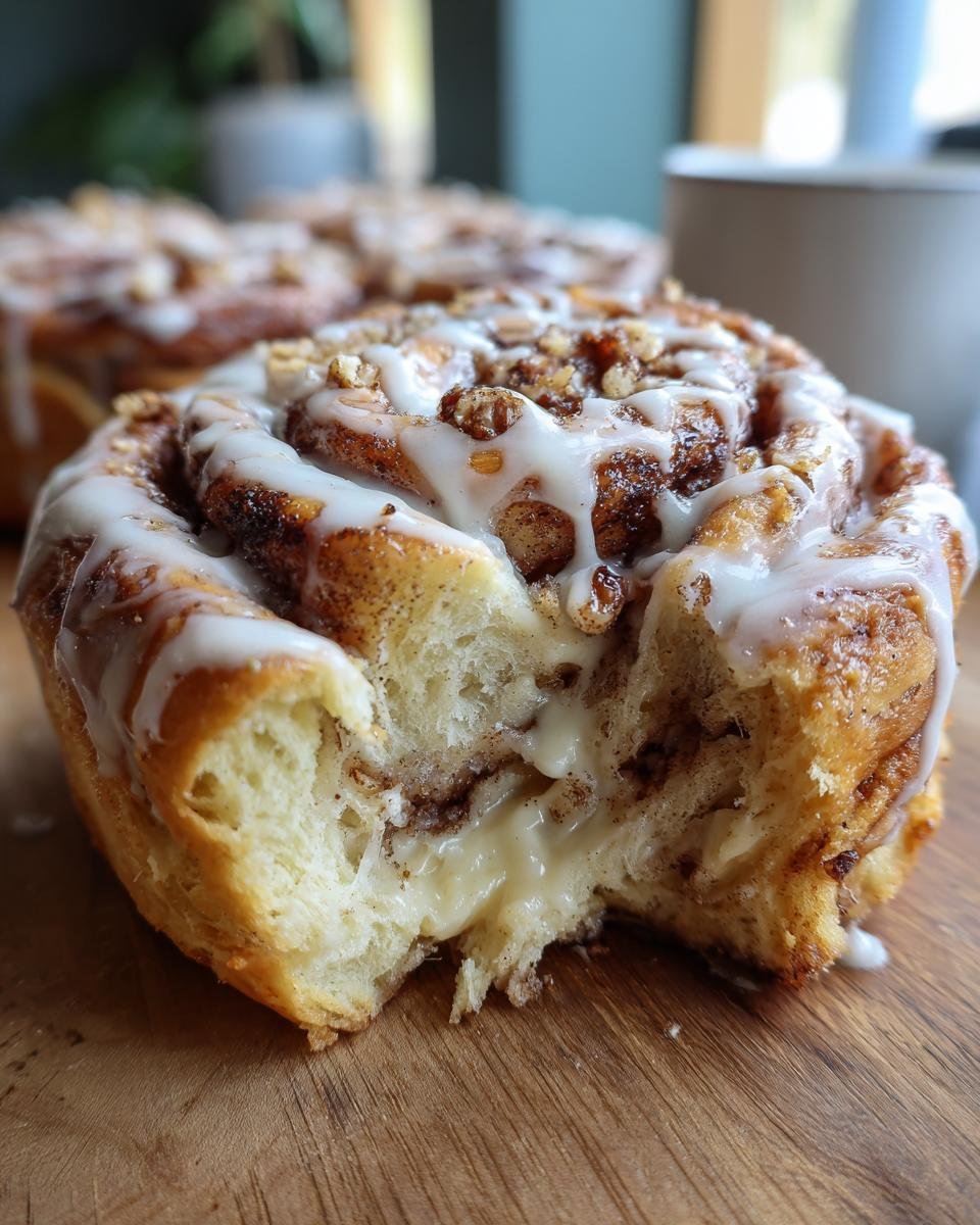 Soft and Fluffy Sourdough Cinnamon Rolls - detail 2