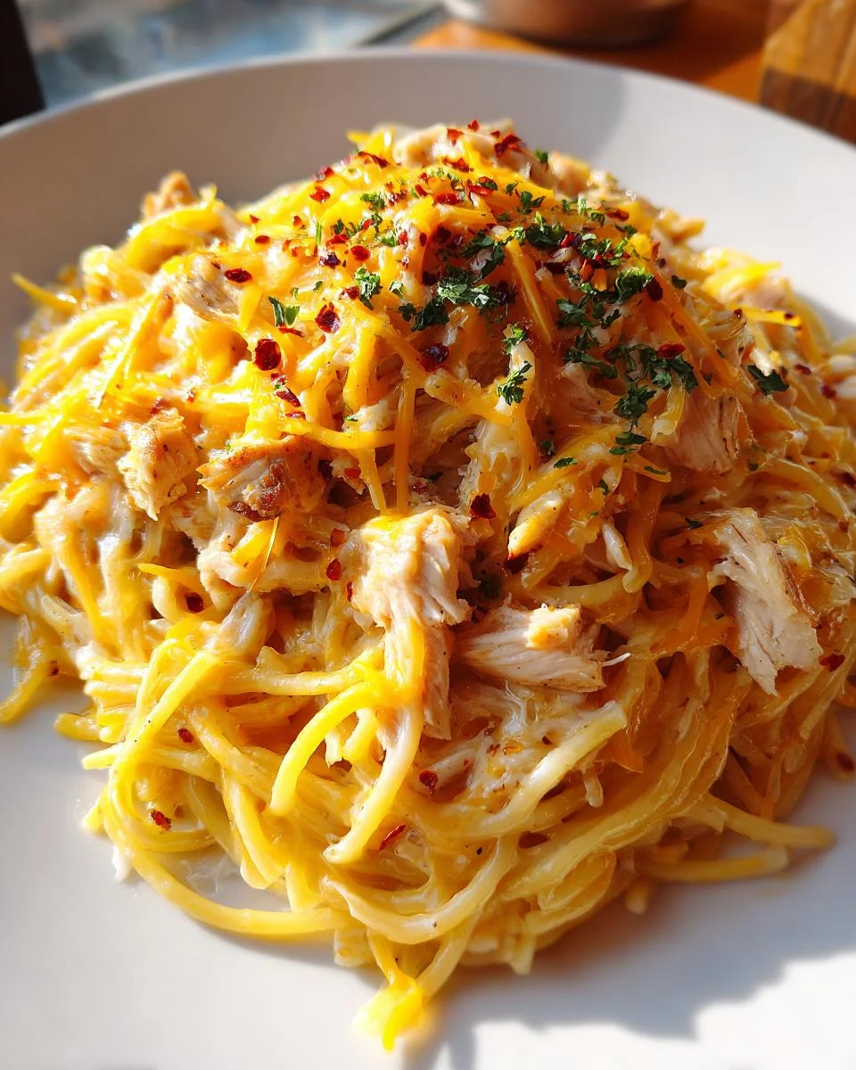 Spaghettis au poulet - detail 1