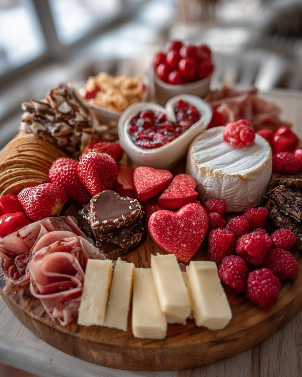 Valentine Charcuterie Board - detail 1