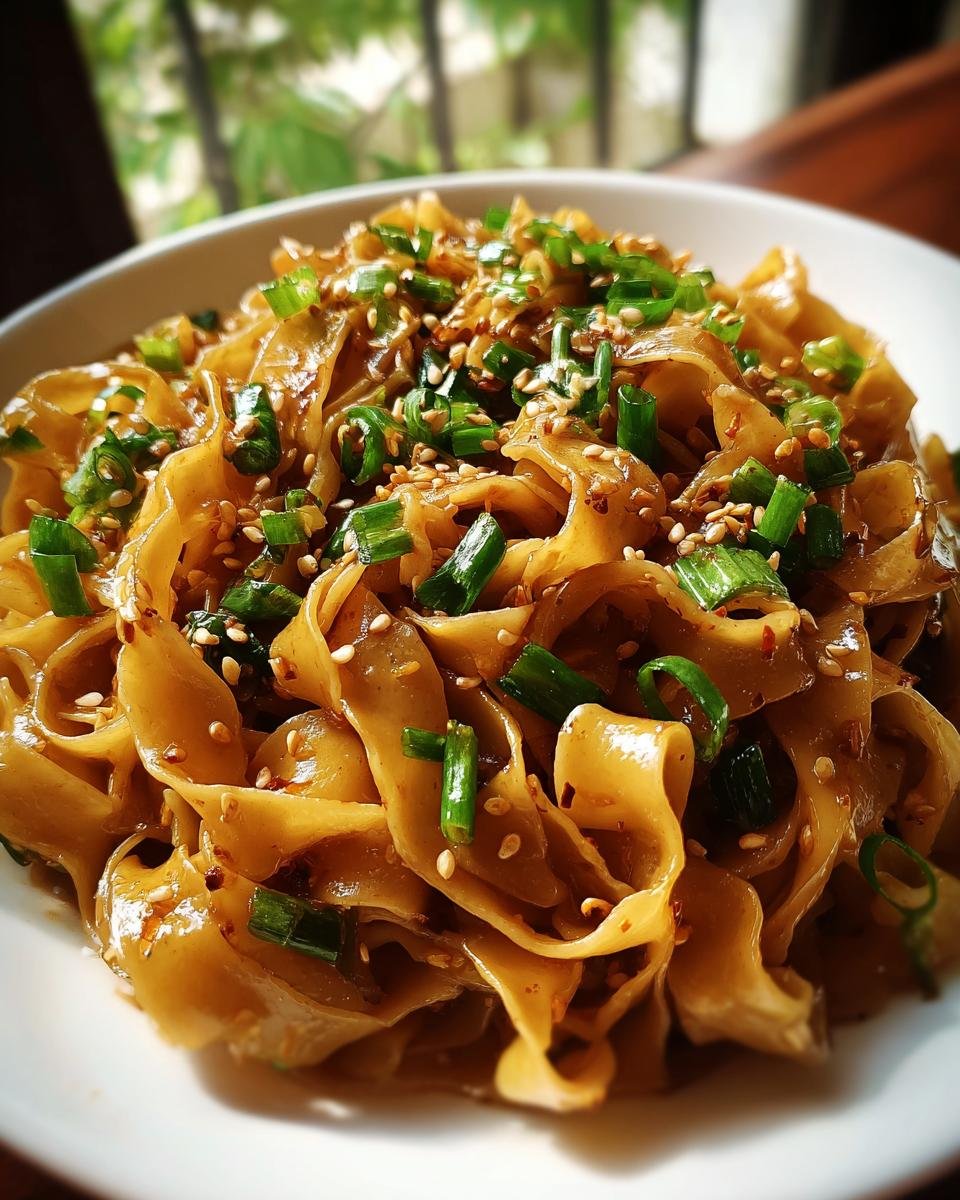Aromatic Garlic Chilli Noodles with Soy and Vinegar - detail 1