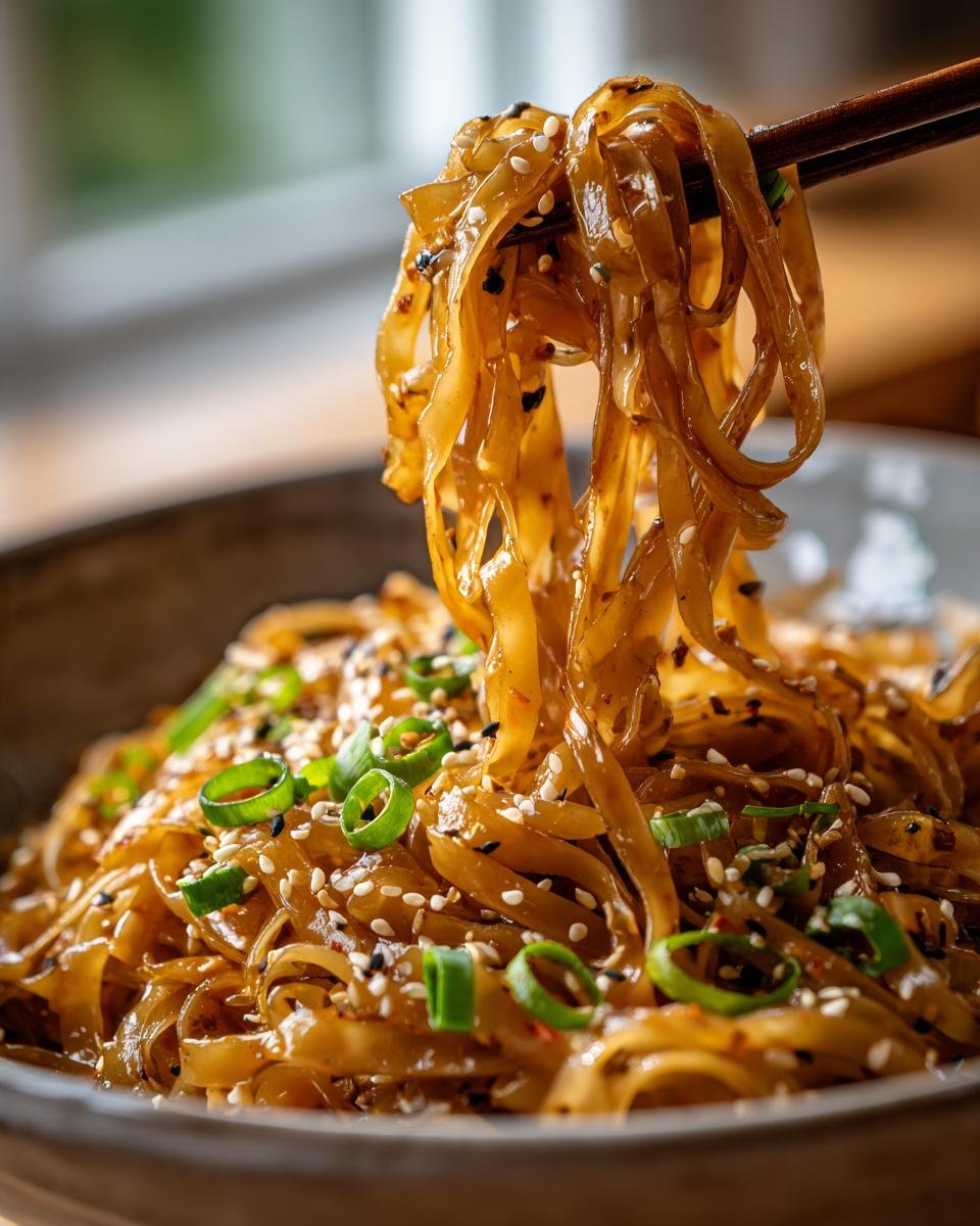 Aromatic Garlic Chilli Noodles with Soy and Vinegar - detail 2
