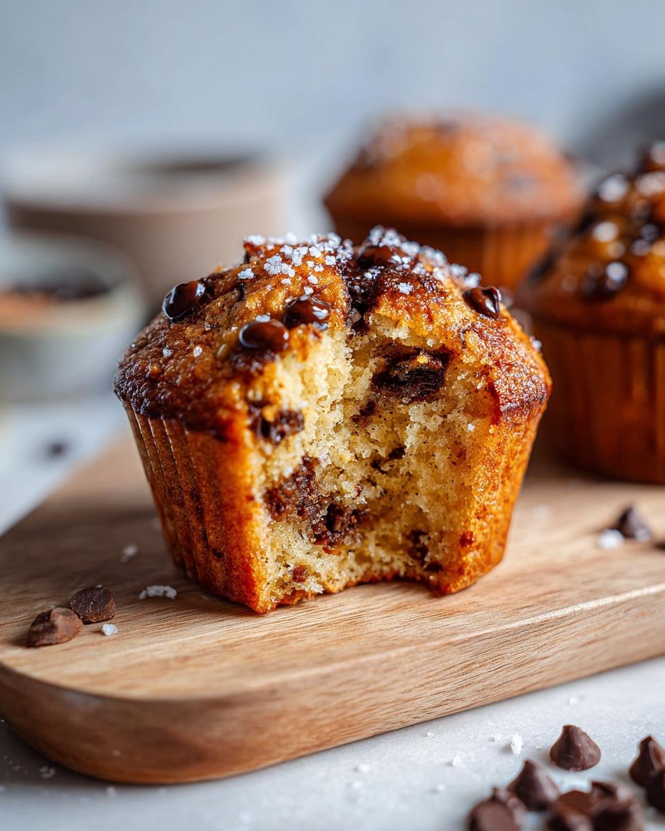 Bakery Style Chocolate Chip Muffins - detail 2
