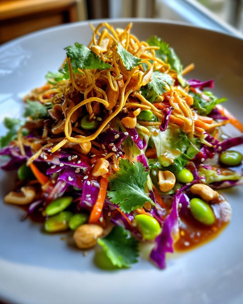 Cashew Crunch Salad with Sesame Dressing - detail 1
