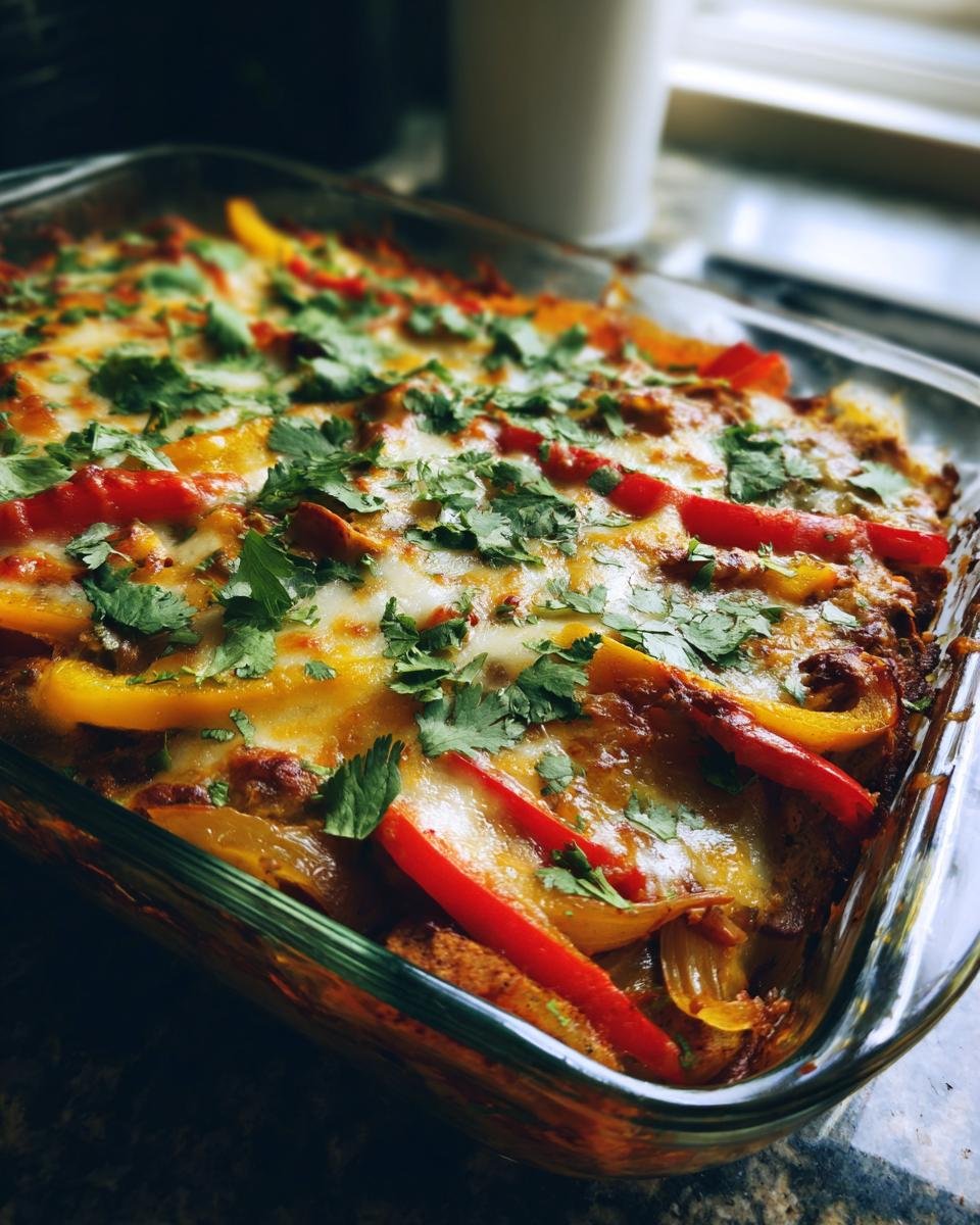 Fajita Chicken Casserole - detail 2