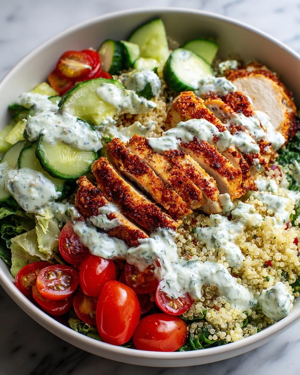Greek Chicken Bowls - detail 1