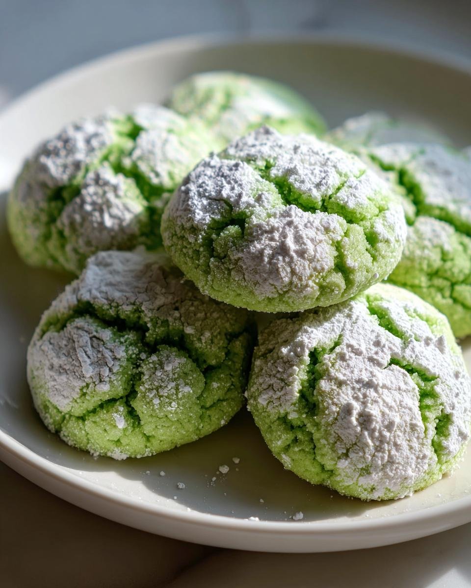 Kelly Green White Cake Cookies - detail 1