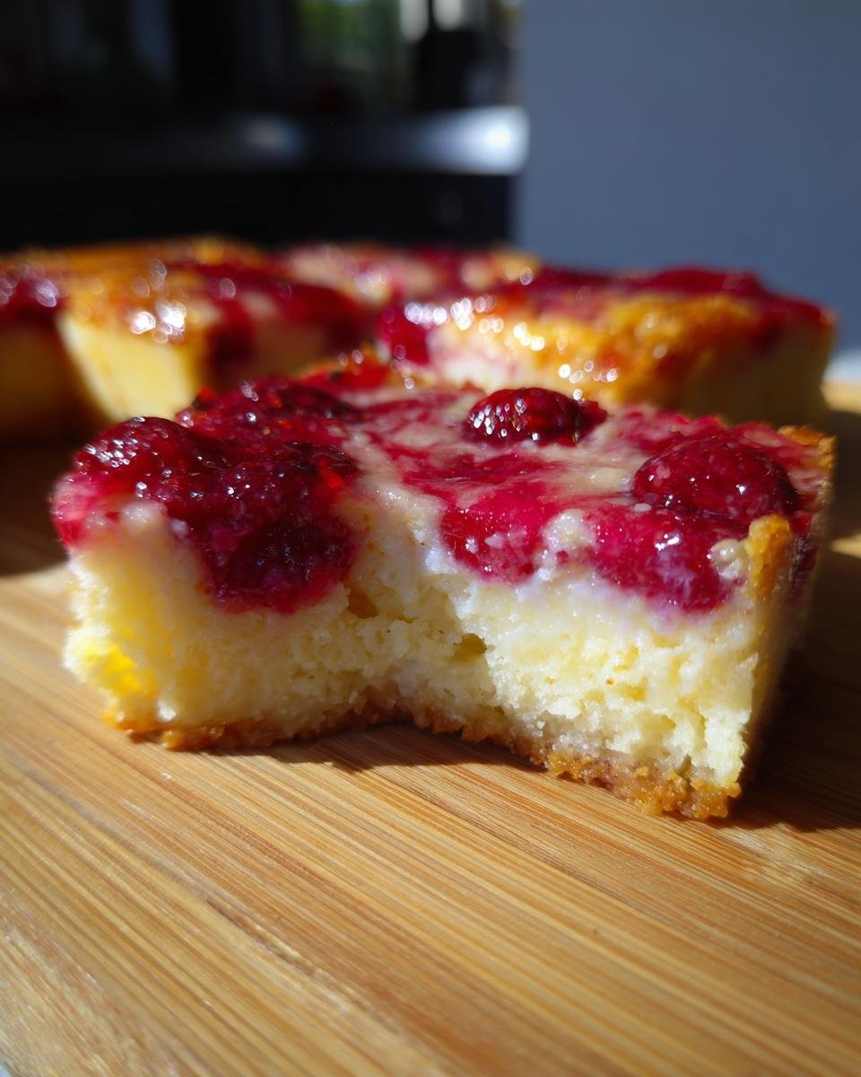 Lemon Raspberry Bars - detail 1