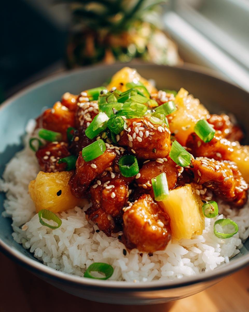 Pineapple Chicken and Rice - detail 1