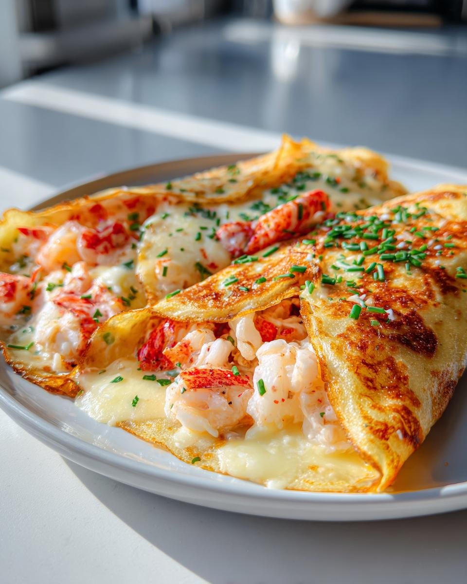 Seafood Crepes with Béchamel Sauce - detail 1