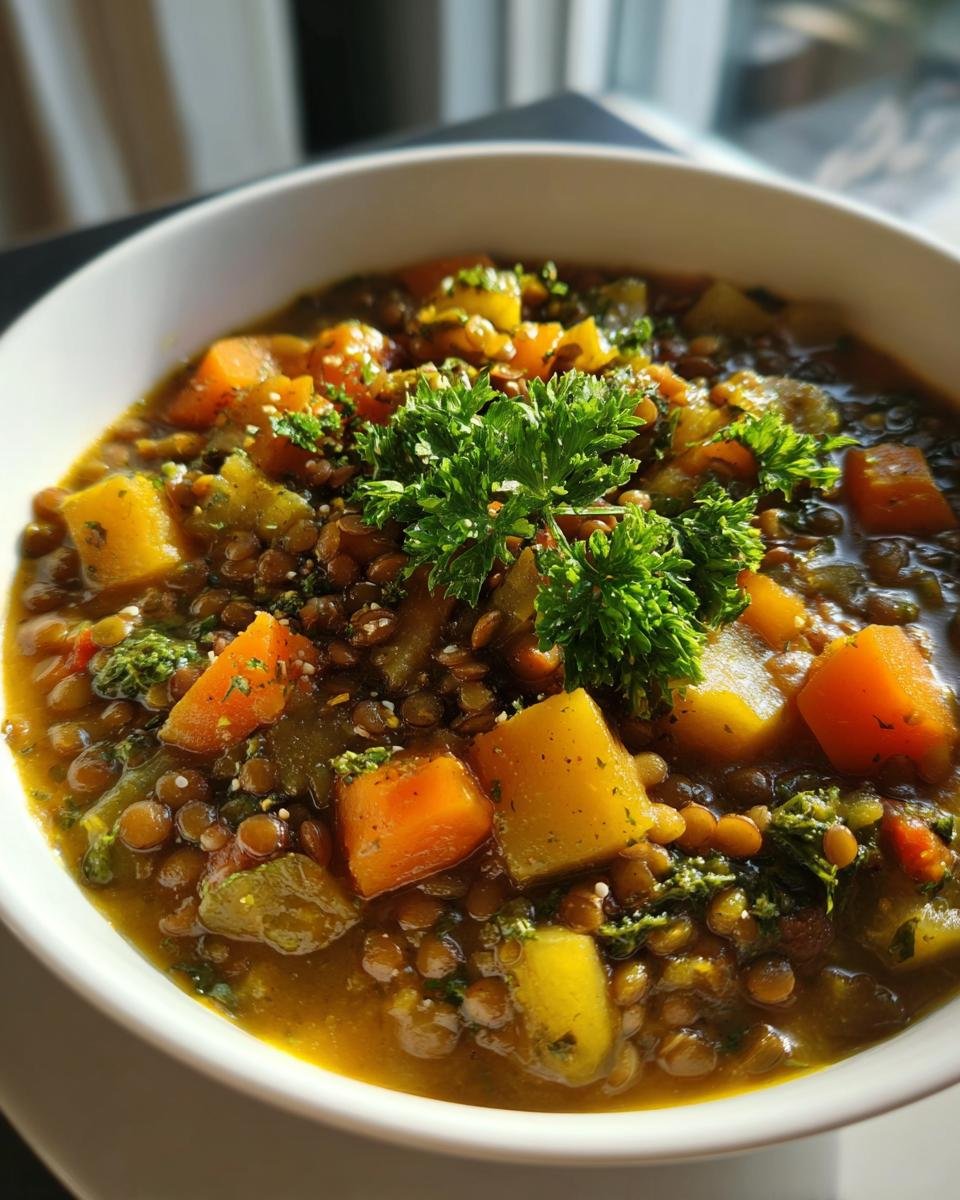 The Best Detox Crockpot Lentil Soup - detail 1