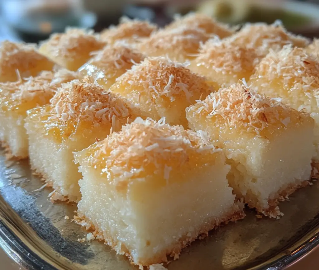 Basboussa à la Noix de Coco Moelleuse