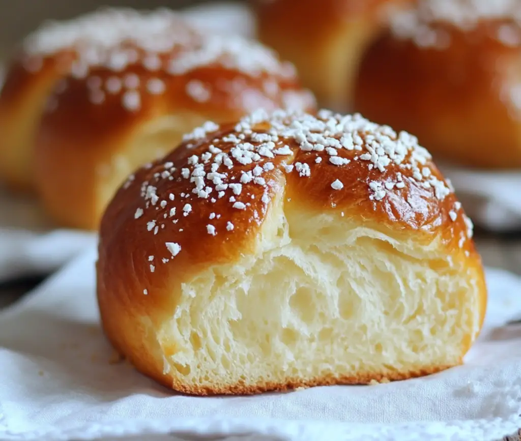Brioche maison dorée et moelleuse sortie du four