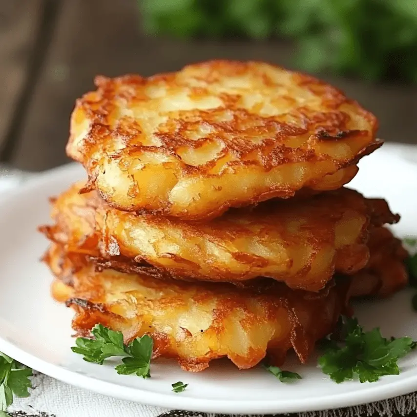 Beignets de pommes de terre croustillants faits maison