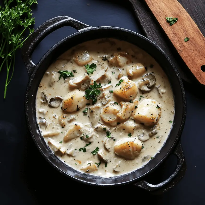 Blanquette de Saint-Jacques aux Champignons : Une Recette Raffinée
