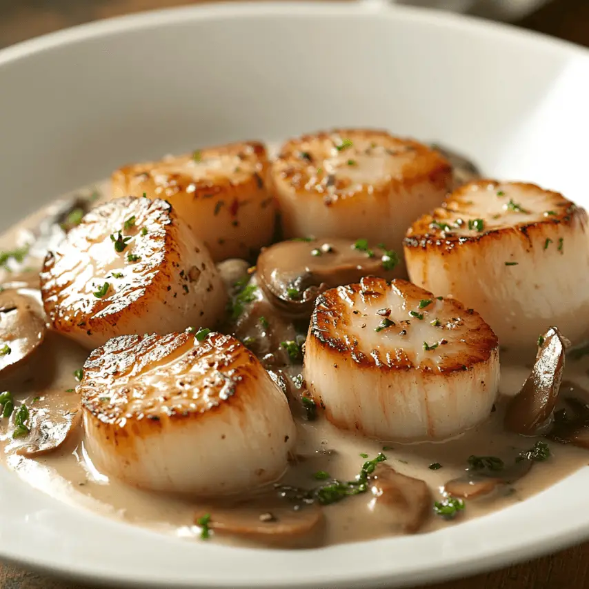 Blanquette de Saint-Jacques aux Champignons : Une Recette Raffinée