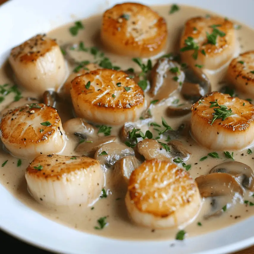 Blanquette de Saint-Jacques aux Champignons : Une Recette Raffinée