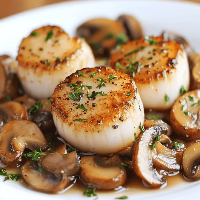 Blanquette de Saint-Jacques aux Champignons : Une Recette Raffinée