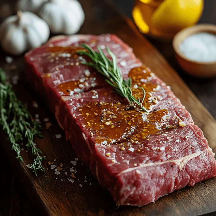 Bœuf Rôti Glacé au Miel et Moutarde : Un Festin Sucré-Salé