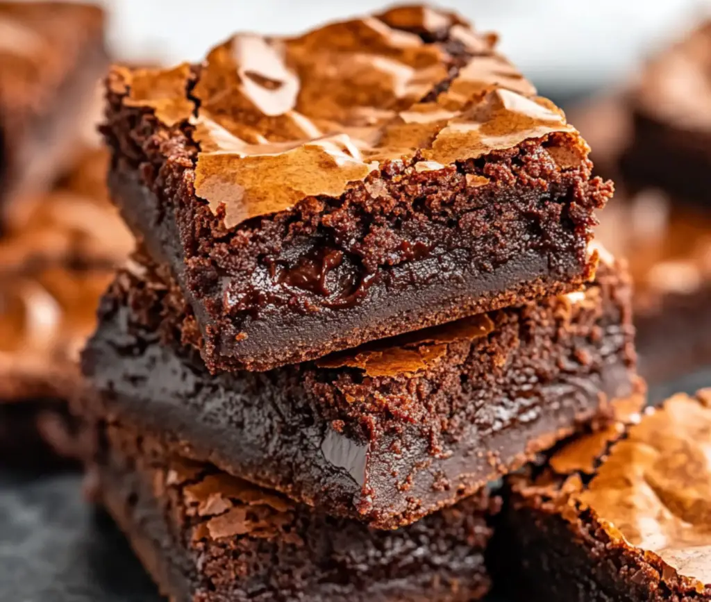Brownies au Chocolat Fondants Sortant du Four