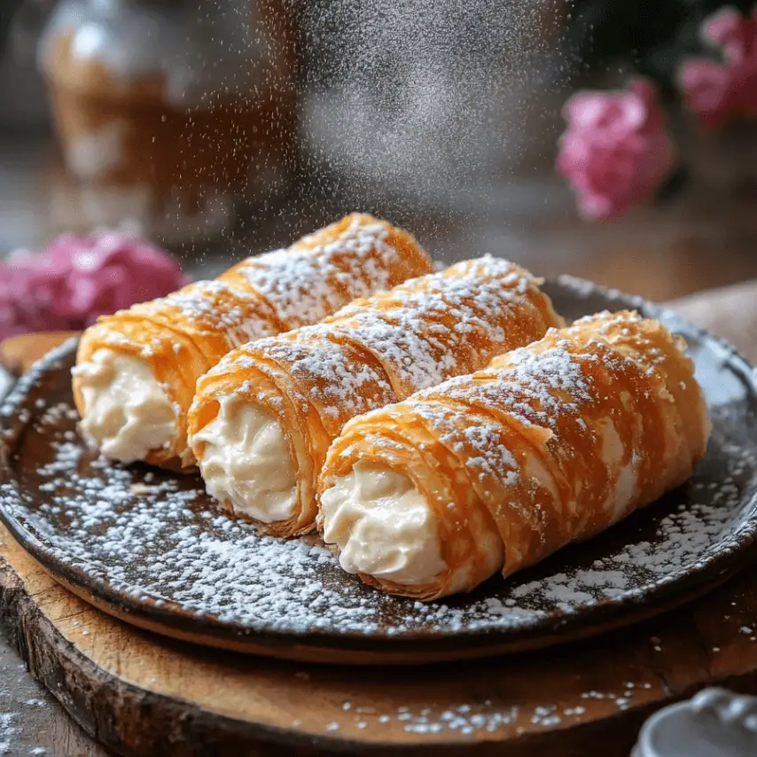 Cannoli à la Crème Pâtissière : Le Dessert Italien Parfait