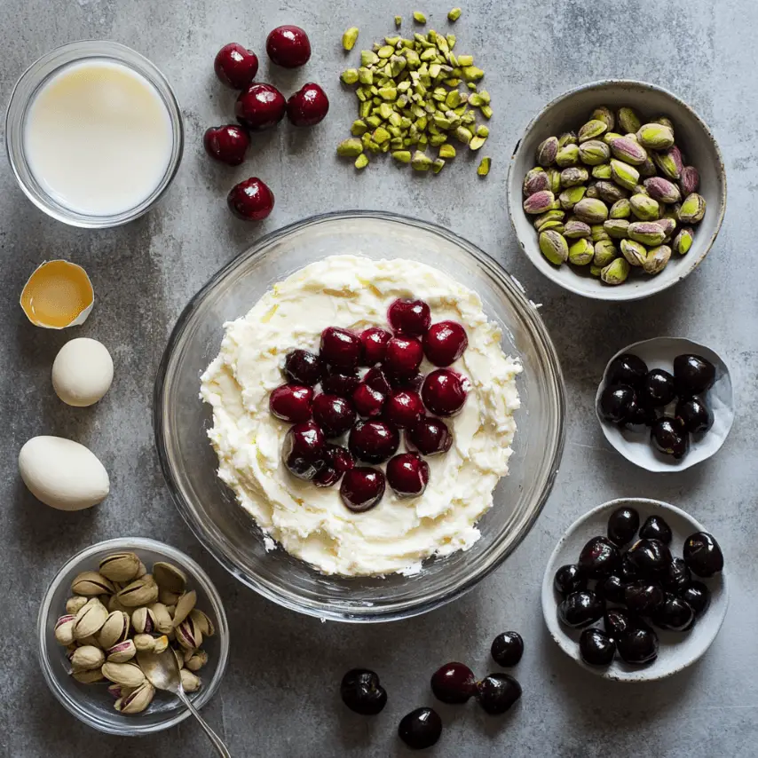 Cheesecake aux cerises et pistaches – Un dessert gourmand et coloré