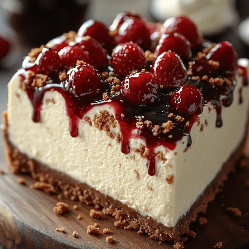 Cheesecake aux cerises et pistaches – Un dessert gourmand et coloré